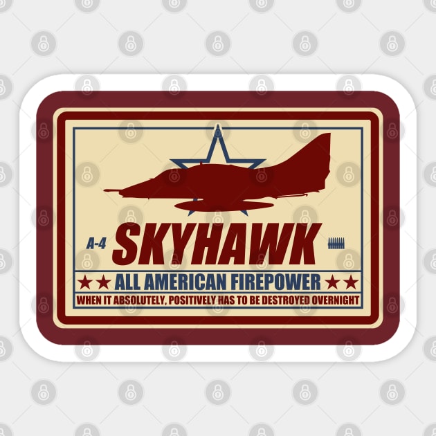 A-4 Skyhawk Sticker by TCP